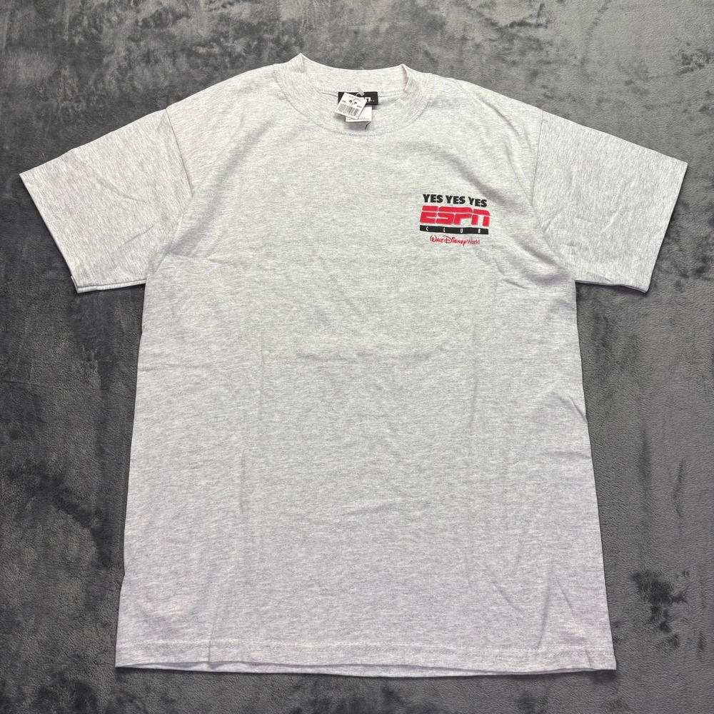 Vintage ESPN T-Shirt Small USA YES YES YES Disney NWT‎ 90s Sports Tee